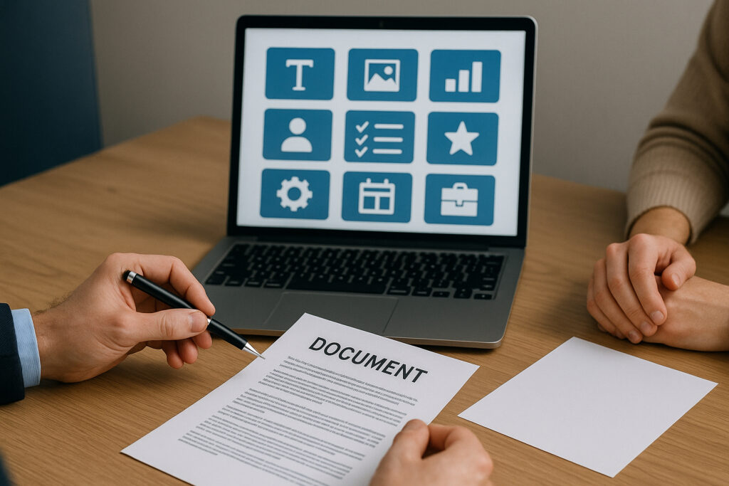 Asiakirjan räätälöinti asiakkaan tilanteeseen