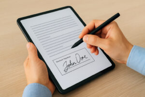 Asiakirjan sähköinen allekirjoitus – mitä laki sanoo?