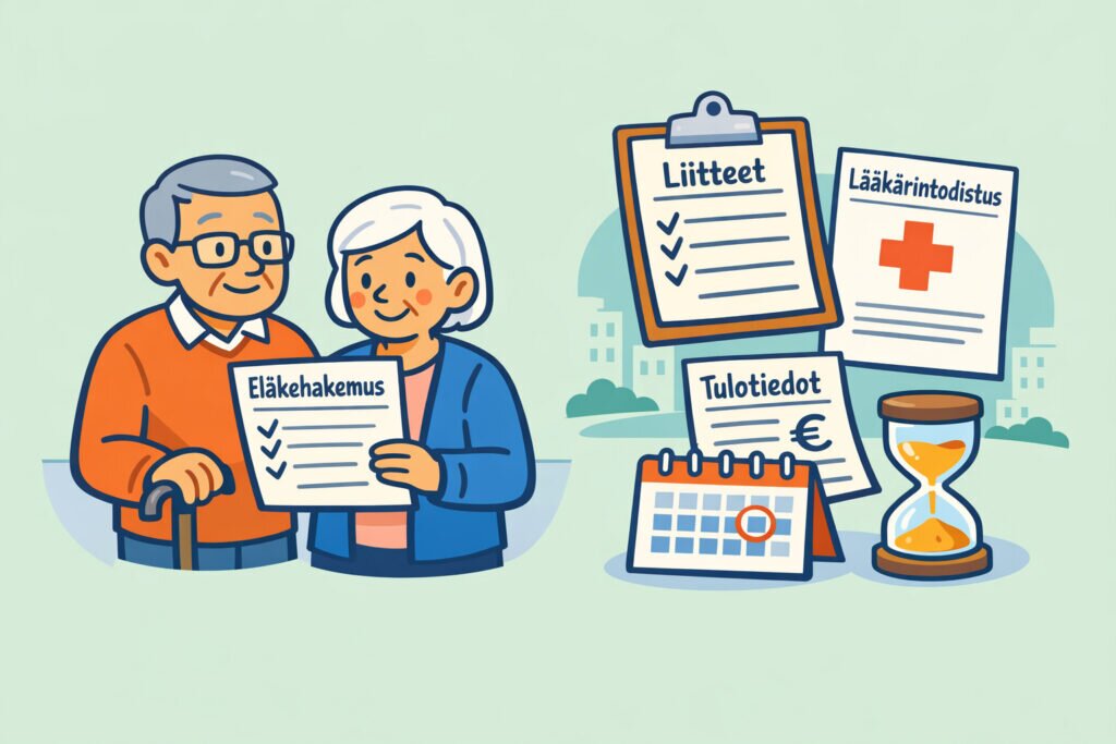 Eläkehakemus – tarvittavat liitteet ja käsittelyaika