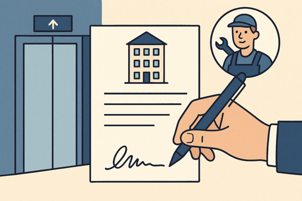 Hissisopimus taloyhtiössä – sisältö ja allekirjoitus