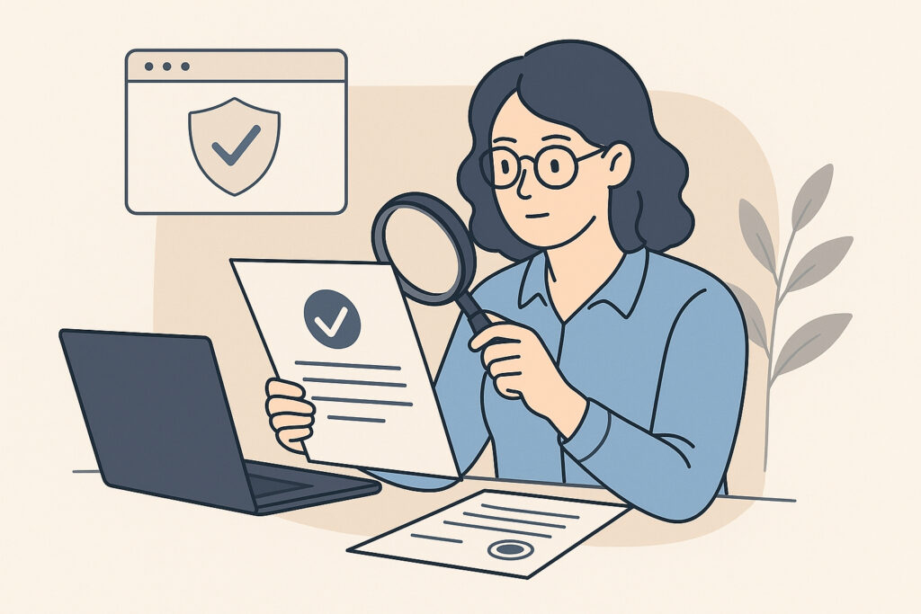 Miten tunnistaa luotettava asiakirjapohja?