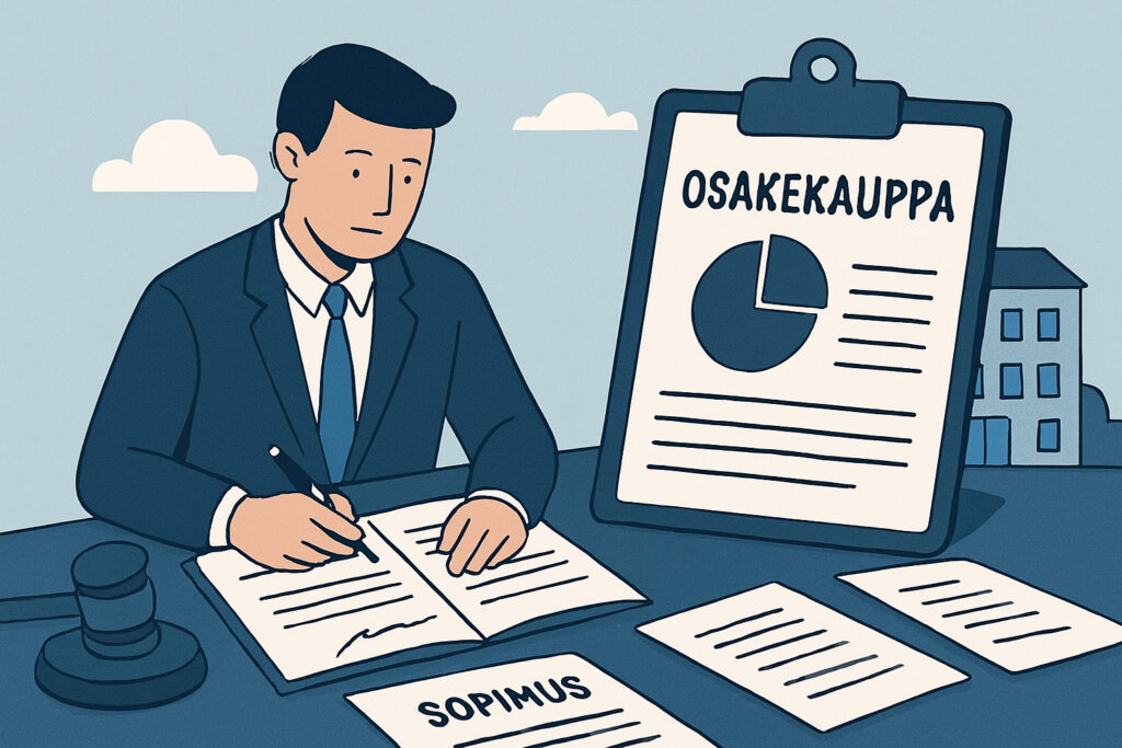 Osakekaupan asiakirjat pienyhtiössä – käytännön opas