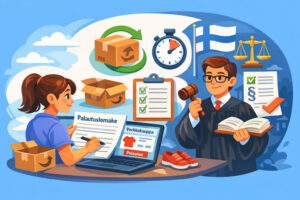 Palautuslomake verkkokaupassa – mitä laki vaatii?