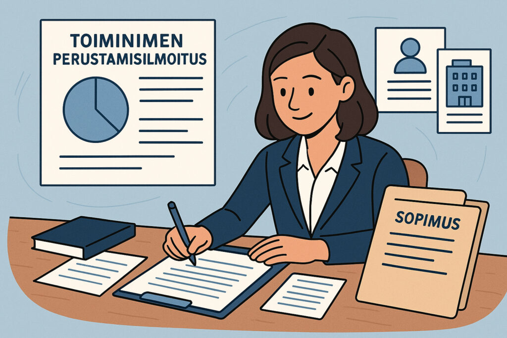 Toiminimen perustamisilmoitus – mitä asiakirjoja tarvitaan?