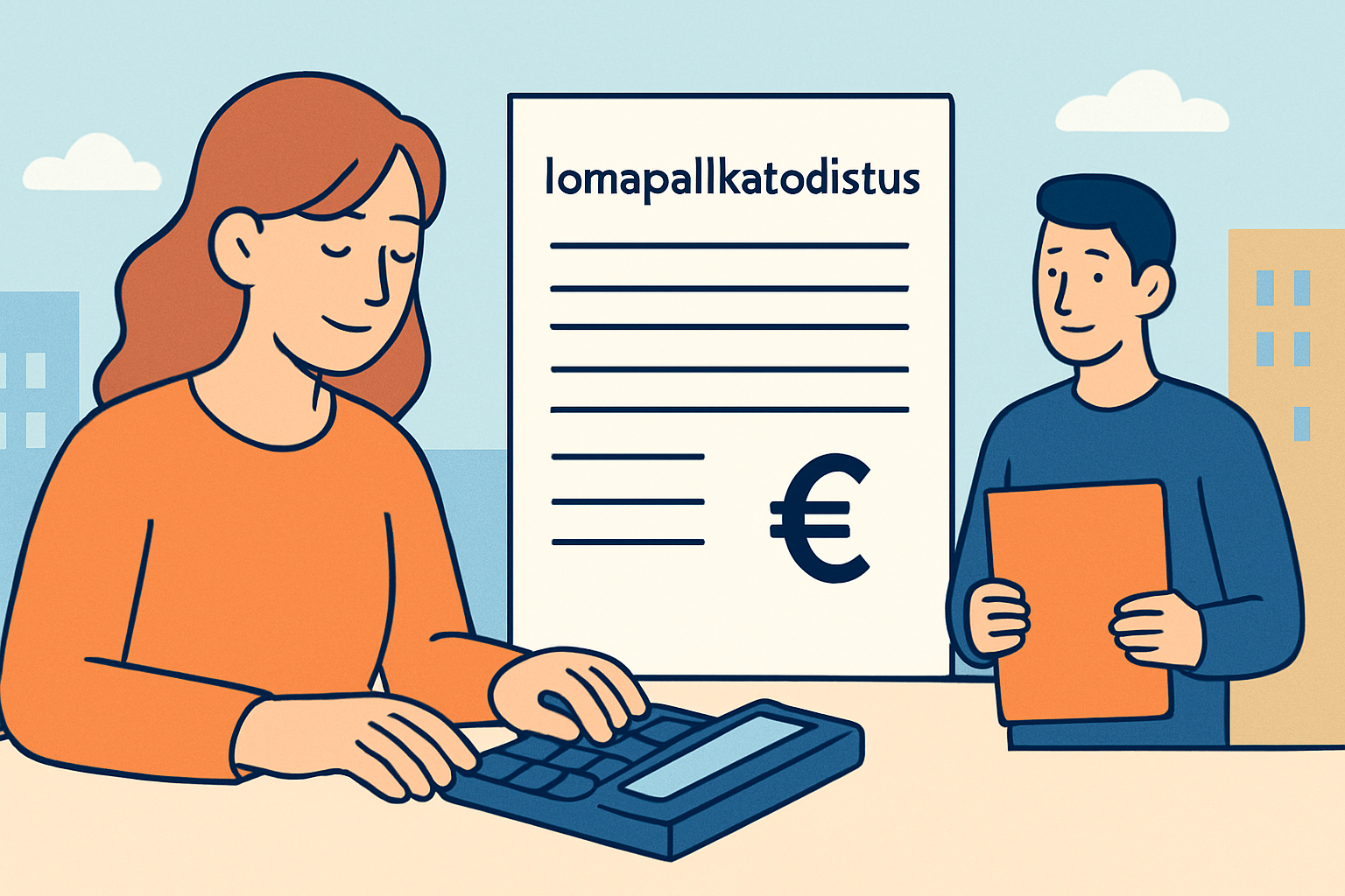 Vuosilomapalkan laskelma ja lomapalkkatodistus